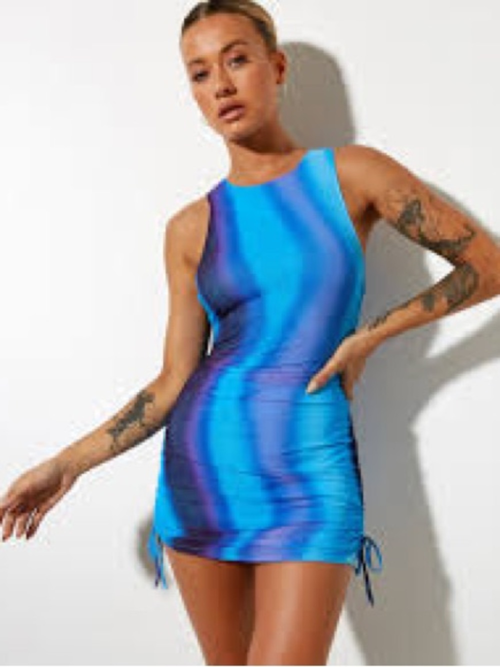 Motel Ombre Bodycon Mini Dress